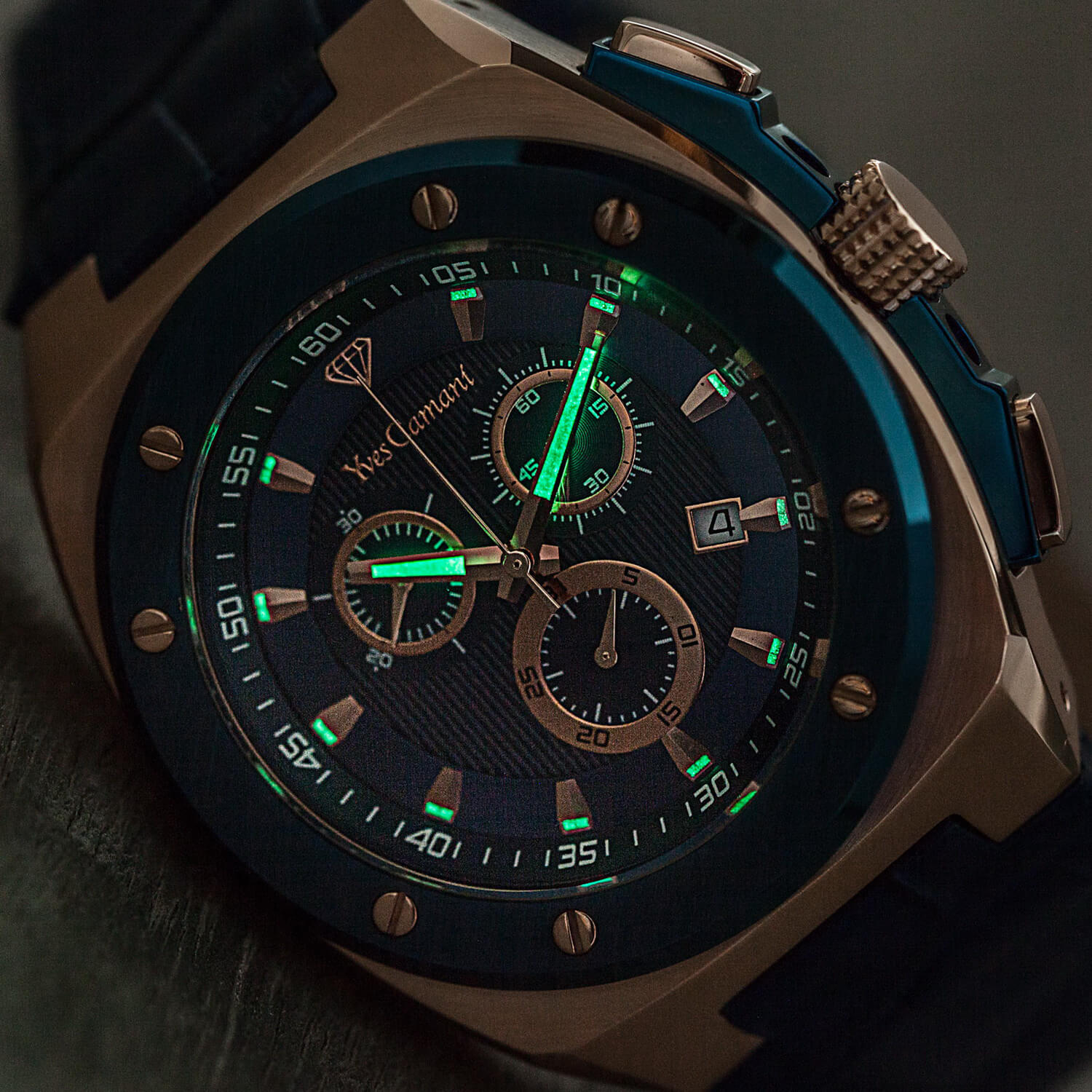 Quentin Rosegold Blue