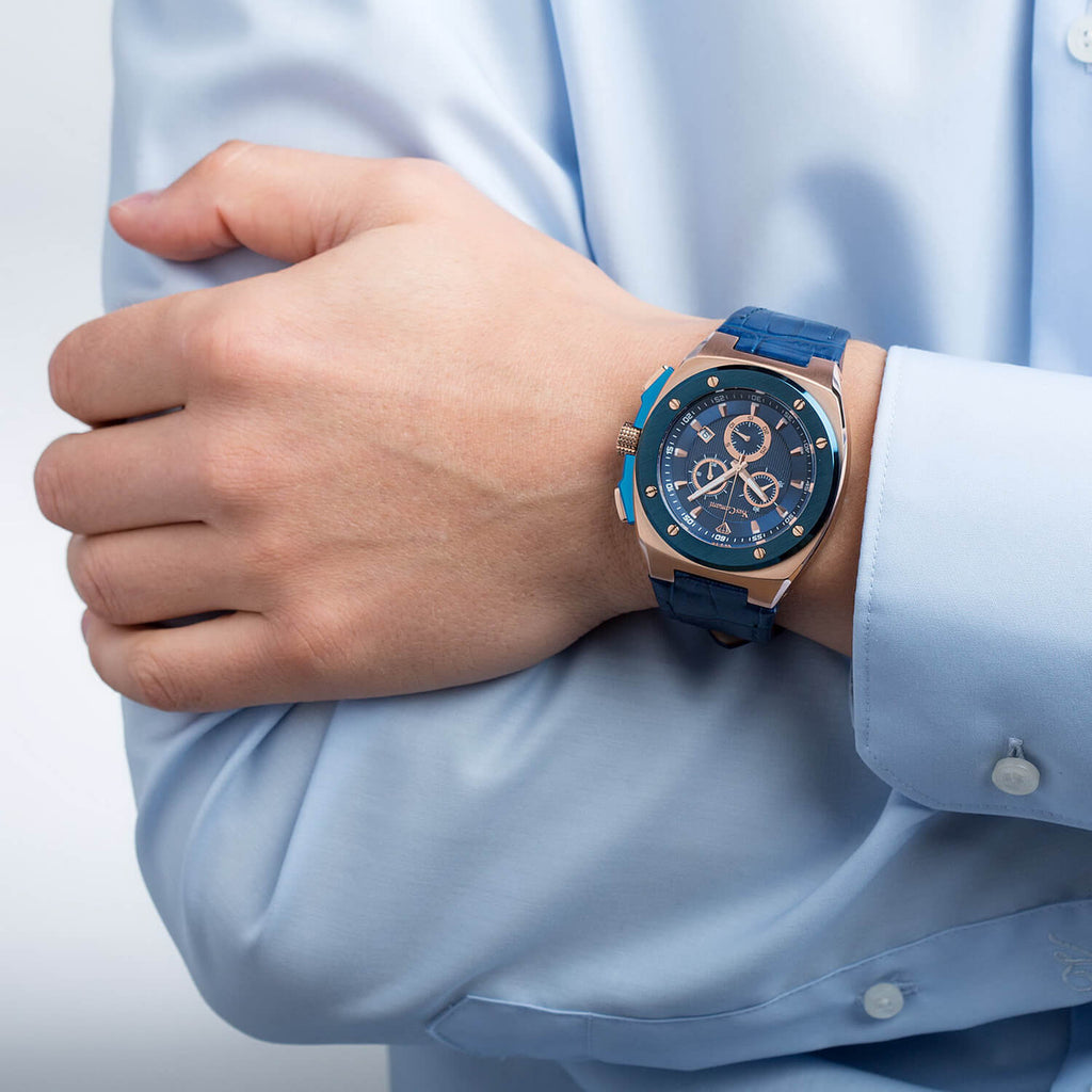 Quentin Rosegold Blue