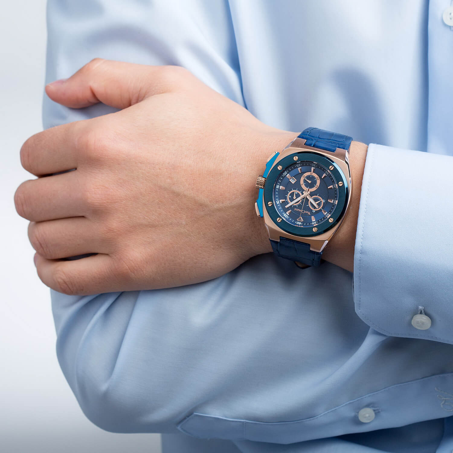 Quentin Rosegold Blue